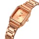 Жіночий годинник Skmei 2237RG Rose Gold у кольорі рожеве золото з прямокутним корпусом