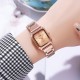 Жіночий годинник Skmei 2237RG Rose Gold у кольорі рожеве золото з прямокутним корпусом