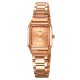 Жіночий годинник Skmei 2237RG Rose Gold у кольорі рожеве золото з прямокутним корпусом