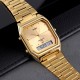 Наручные часы Skmei 2258GD Gold с комбинированным циферблатом и золотистым браслетом