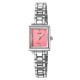 Женские классические часы Skmei 2315SIPK Silver-Pink с серебристым браслетом и розовым циферблатом