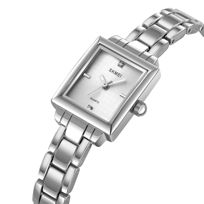 Женские часы Skmei 2315SISI Silver-Silver в классическом стиле с серебристым браслетом