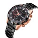 Чоловічий наручний годинник Skmei 9192RGBK Rose Gold-Black з хронографом та календарем
