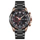 Чоловічий наручний годинник Skmei 9192RGBK Rose Gold-Black з хронографом та календарем