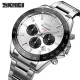 Чоловічий годинник Skmei 9259SISI Silver-Silver з хронографом та календарем, сталевий браслет