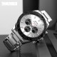 Чоловічий годинник Skmei 9259SISI Silver-Silver з хронографом та календарем, сталевий браслет