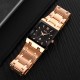 Жіночий годинник Skmei 9263RGBK Rose Gold-Black з металевим браслетом та мінеральним склом