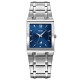 Женские классические часы Skmei 9263SIBU Silver-Blue с серебристым браслетом и синим циферблатом