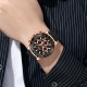 Мужские часы Skmei 9275RGBK Rose Gold-Black с хронографом и календарем