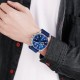 Мужские часы Skmei 9328BU Blue с минеральным стеклом и нейлоновым ремешком