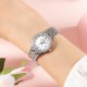 Жіночий годинник Skmei Q030SI Silver у класичному стилі зі сріблястим браслетом
