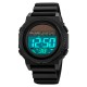 Мужские спортивные часы Skmei 2358BKWT Black-White с электронным циферблатом и подсветкой