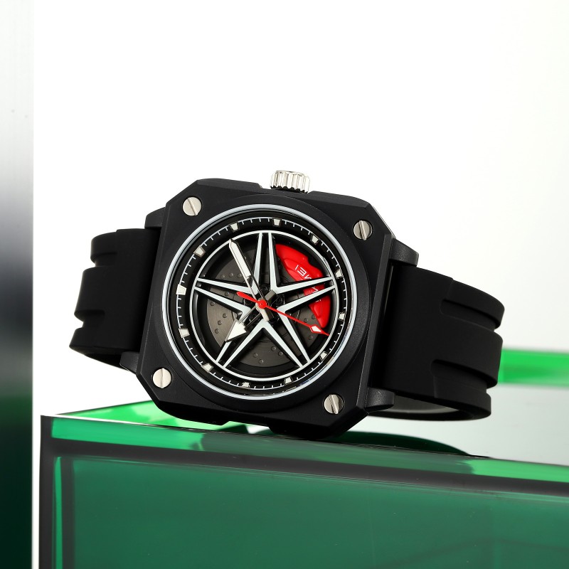 Мужские спортивные часы Skmei 2362BK Black STOPPED с минеральным стеклом и каучуковым ремешком
