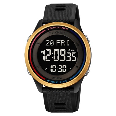 Skmei 2348BKGD Black-Gold STOPPED
