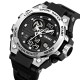 Чоловічий годинник Skmei 2360BKSI Black-Silver зі стрілково-електронним циферблатом та водозахистом 5 ATM