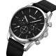 Чоловічий наручний годинник Skmei 2367SIBK Silver-Black з хронографом та нейлоновим ремінцем