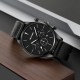Мужские часы Skmei 2367BKBK Black с нейлоновым ремешком и календарем