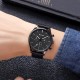 Мужские часы Skmei 2367BKBK Black с нейлоновым ремешком и календарем