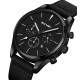 Мужские часы Skmei 2367BKBK Black с нейлоновым ремешком и календарем
