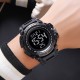 Чоловічий спортивний годинник Skmei 2422BK Black з електронним циферблатом та водонепроникністю 5 ATM