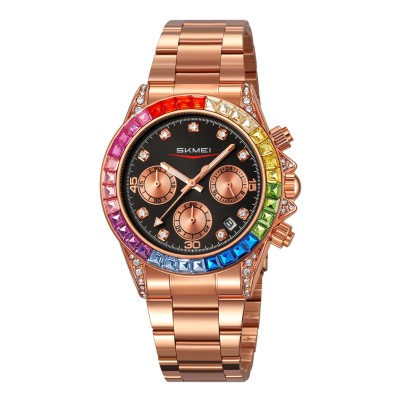 Skmei 2352RGBK Rose Gold-Black STOPPED