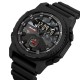 Мужские спортивные часы Skmei 2355BK Black с комбинированным циферблатом и водозащитой 5 ATM
