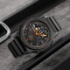 Мужские спортивные часы Skmei 2355BKOG Black-Orange с комбинированным циферблатом и подсветкой