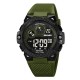 Мужские спортивные часы Skmei 2337AG Army Green с электронным циферблатом и водозащитой 5 ATM