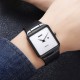 Наручний годинник Skmei 1961BKSI Black-Silver класичний унісекс з мінеральним склом