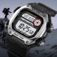Чоловічий електронний годинник Skmei 2126SIBK Silver-Black з підсвічуванням та будильником