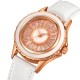 Жіночий годинник Skmei 2172RGWT Rose Gold-White з мінеральним склом та шкіряним ремінцем