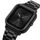 Чоловічий годинник Skmei 2275BK Black з металевим браслетом та мінеральним склом