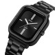 Мужские часы Skmei 2275BKSI Black-Silver с минеральным стеклом и стальным браслетом