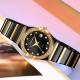 Жіночий годинник Skmei 2342BKGD Black-Gold у класичному стилі з металевим браслетом
