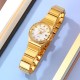 Жіночий годинник Skmei 2342GD Gold STOPPED — Класична модель у золотистому кольорі з мінеральним склом