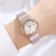 Жіночий наручний годинник Skmei 2342TRG Rose Gold з металевим браслетом та люмінесценцією