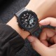 Чоловічий годинник Skmei 2351BKWT Black-White спортивний з комбінованим циферблатом та підсвічуванням