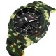 Чоловічий годинник Skmei 2351CMGN Camo Green – тактична модель з комбінованим циферблатом та підсвічуванням