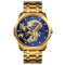 Skmei 9193GDBU Gold-Blue STOPPED