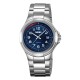 Мужские классические часы Skmei 9320SIBU Silver-Blue с синим циферблатом и металлическим браслетом