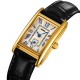 Жіночий класичний годинник Skmei 2297GDBK Gold-Black з мінеральним склом та шкіряним ремінцем