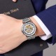 Мужские механические часы Skmei MO35SSI Silver Steel с автоподзаводом и минеральным стеклом