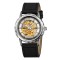 Skmei M035LSIBK Silver-Black Leather