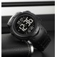 Чоловічий спортивний годинник Skmei 2304BKBK All Black з електронним циферблатом та водонепроникністю 5 ATM