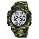 Чоловічий спортивний годинник Skmei 2322CMGN Camo Green з електронним циферблатом та підсвічуванням