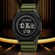 Чоловічий спортивний годинник Skmei 2357AG Army Green тактичний з електронним циферблатом