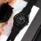 Чоловічий наручний годинник Skmei 2433BK Black з каучуковим ремінцем та водозахистом 5 ATM
