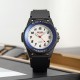 Мужские часы Skmei 2433BKBU-AC Black-Blue Namber с каучуковым ремешком и защитой 5 ATM