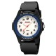 Мужские часы Skmei 2433BKBU-AC Black-Blue Namber с каучуковым ремешком и защитой 5 ATM