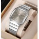 Чоловічий класичний годинник Skmei 9361SIGY Silver-Grey зі сріблястим металевим браслетом
